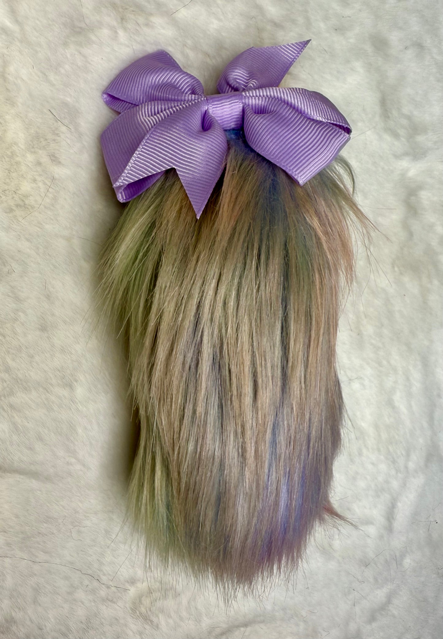 Faux Fur Tail Charm Bag Accessory