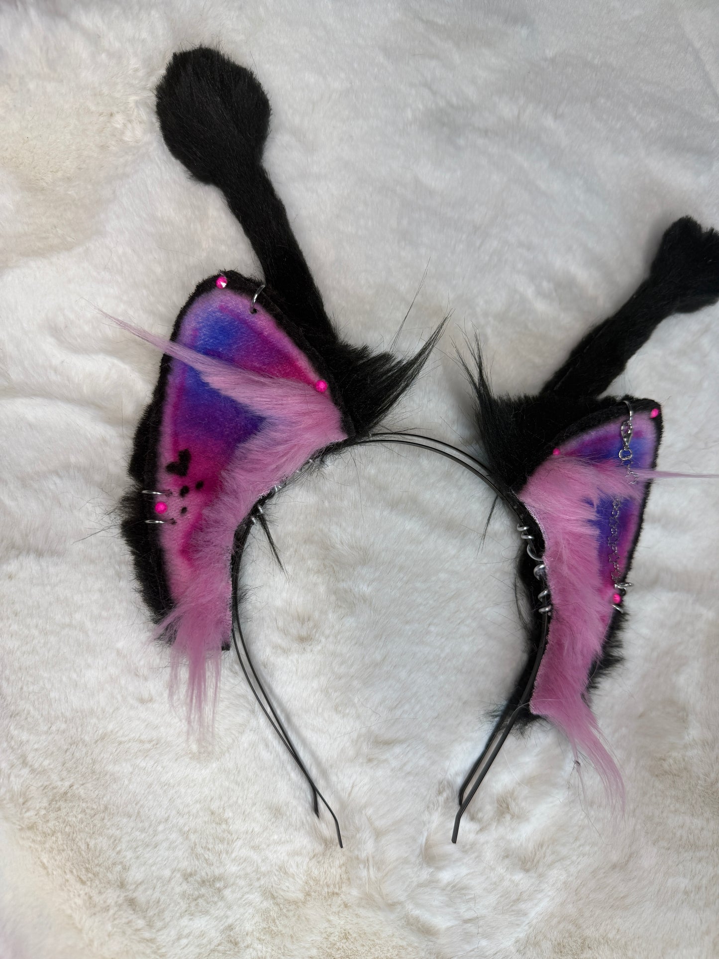 Pink Glorp Alien Cat With Antennae
