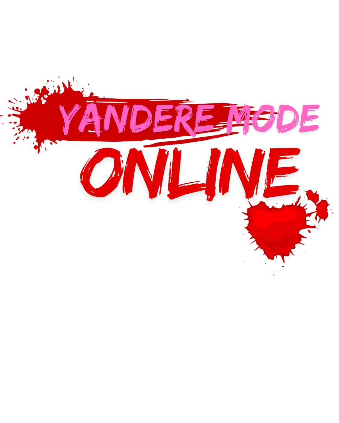 Yandere Mode ONLINE-PRE ORDER- black crop tee
