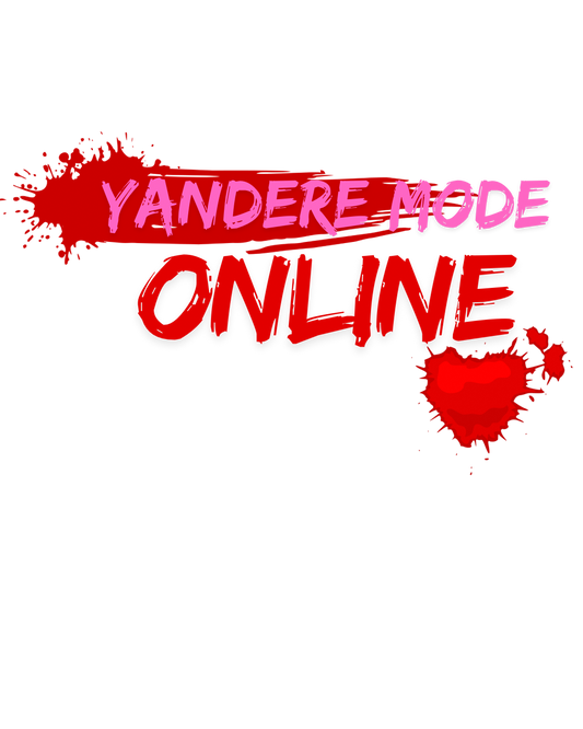 Yandere Mode ONLINE-PRE ORDER- black crop tee